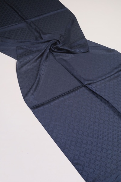 Belli Fresh Jacquard Shawl - Pattern-02 - Navy Blue