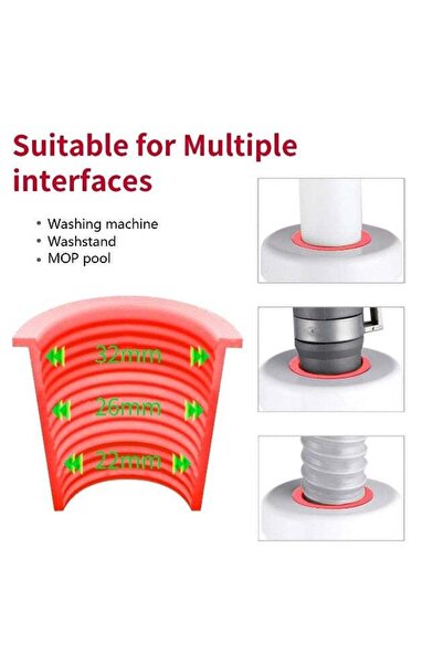 Generic Drain Pipe Hose Seal Deodorant Silicone Plug, Magnetic Odor-proof Valve, Sewer Pipe Sealer