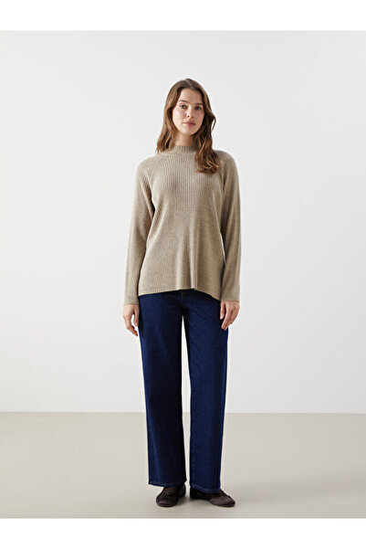 LC Waikiki Half Turtleneck Oversize Women's Knitwear Sweater