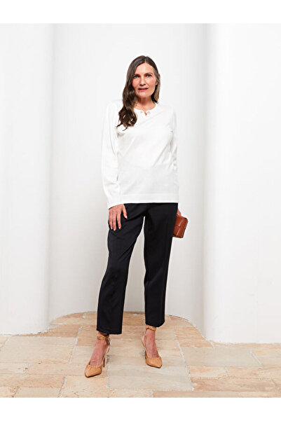 LC Waikiki Crew neck solid long sleeve women knitwear sweater