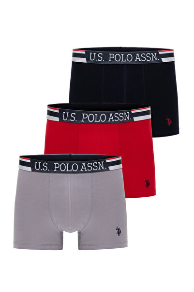 U.S. Polo Assn. Men's Gray Melange Underwear Bottom 50318651-Vr086