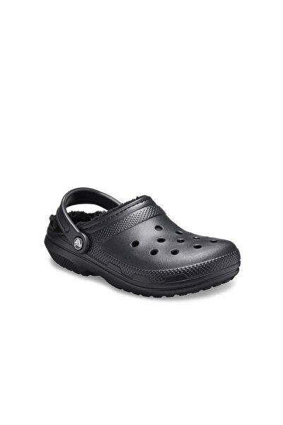 Crocs Classic Lined Clog Women's Slippers - Black