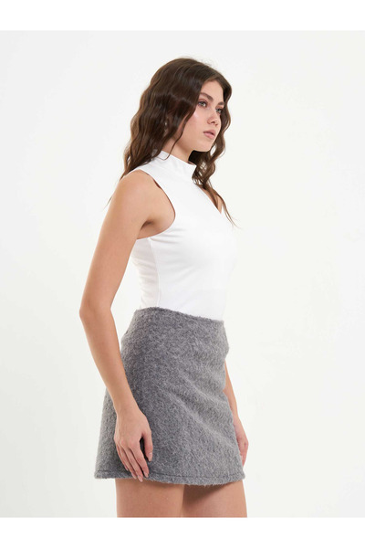 Womengrom Lefon Women's Half High Neck Sleeveless Bodysuit