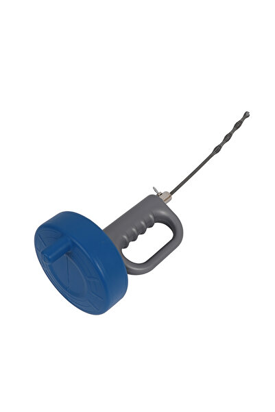 Lawazim Drain Cleaner 5m - Manual Steel Plumbing Snake Pipe Clog Remover for Sink and Bathtub