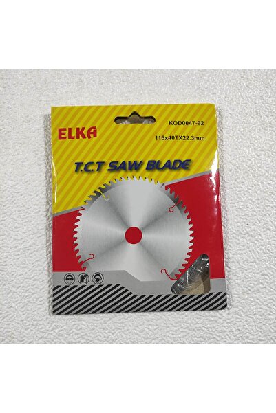 ELKA SUNTA KESME TESTERESİ 115 X 40T X 22.3MM AHŞAP SUNTA KESME