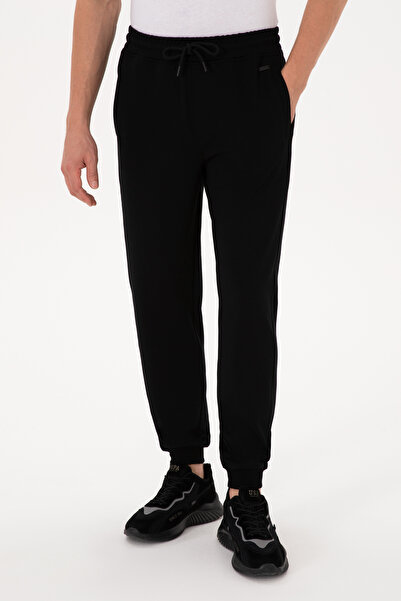 U.S. Polo Assn. Men's Black Sweatpants 50316404-Vr046