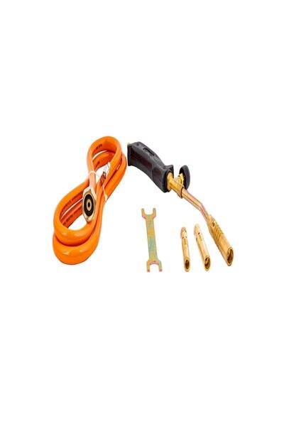 VERKE Arzator gaz, universal, 3 duze 13 mm, 14 mm, 17 mm, furtun 1.5m,