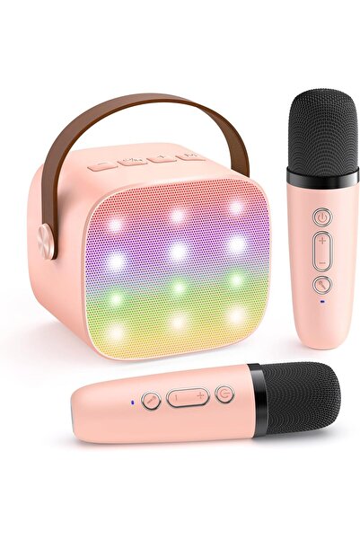 Silly fish جهاز كاريوكي YLL للأطفال والكبار، مكبر صوت صغير بتقنية البلوتوث مع...