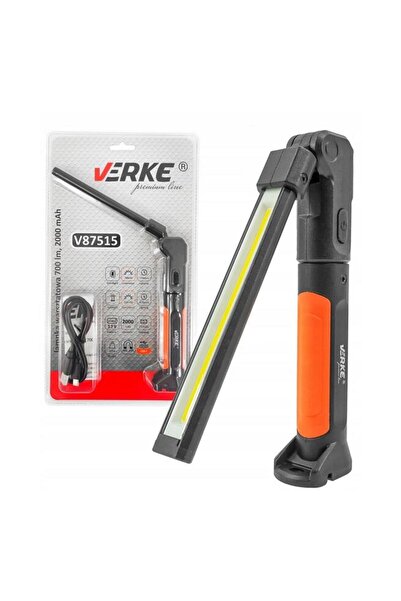 VERKE Professional LED inspection flashlight, 700 LM 2000 mAh,