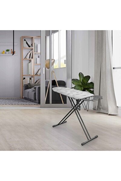 SEPIO Masa de calcat 120 X 38 cm, cu suport pentru fierul de calcat, priza, p...