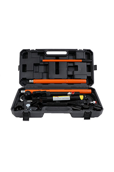 Lawazim 10 Ton Hydraulic Frame Straightener - Heavy-Duty Auto Body Repair Kit with Pump and Heads