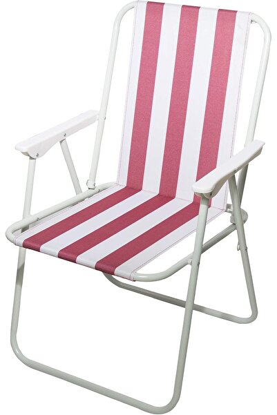 Generic Al-Safi EST Outdoor Stripe Folding Camping Chair, Lightweight, Strong and Durable (60 × 55 × 80 cm
