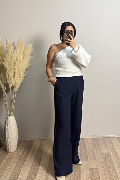 Vizon Collection İnci Tek Kollu Kazak
