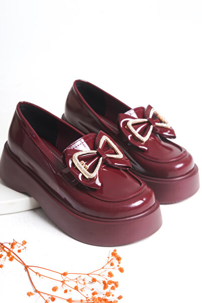 Cananın Pabuçları Smr 105 Thick Sole Bow Loafer