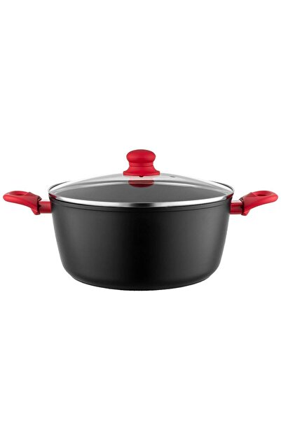 Florentyna Aluminum pot, with lid, 2 non-stick layers, 28 cm, capacity 6.4 li...