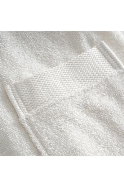 Green Black Lara Men's Bathrobe 100% Cotton Jacquard Cream