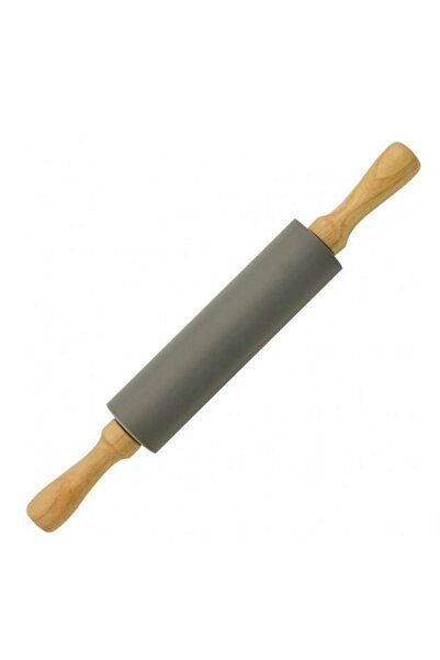 Kinghoff Sucitor din silicon cu manere din lemn, 47.5 x 6.5 cm,