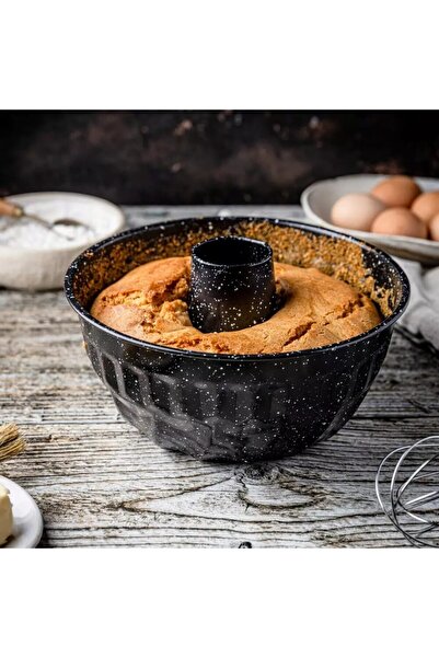 Klausberg Forma copt, rotund cu orificiu, acoperire antiaderenta, negru, diam...