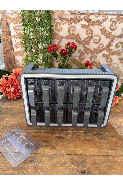 Bahar Home Baroness 12-Piece Spice Set