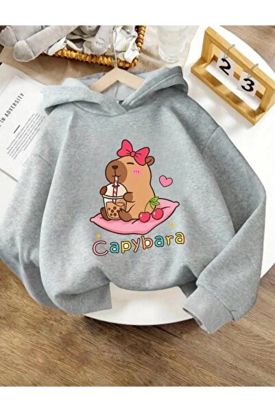 npLStore Hanorac pentru copii Capybara cu imprimeu Swea tricou