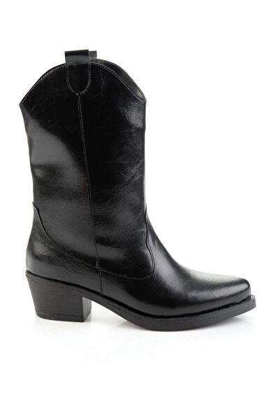 Bambi Siyah Kadın Çizme K03021090309