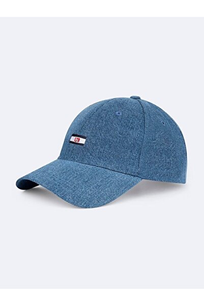 Ltb Blue Slogan Printed Sports Cap