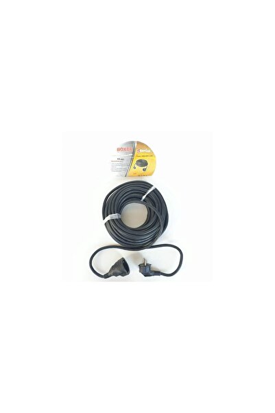 BOXER Power extension cable 20 meters black 3 wires 2.5mm thickness 2800w