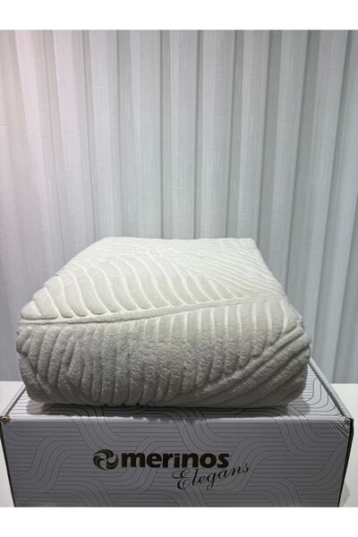 Merinos Elegant Bone-Embedded Single Person Blanket