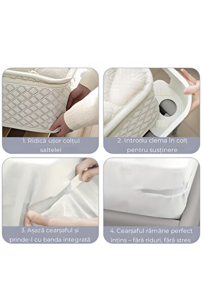 OEM Mattress Sheet Holders, Anti-Wrinkle and Anti-Slip, Durable Material, White