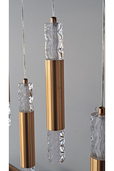 MAZEL AYDINLATMA Mazel Kumandalı Üç Renk Modern Led Sarkıt Avize