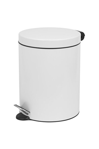 Powerx Pedal bin, 5 liter capacity, white,
