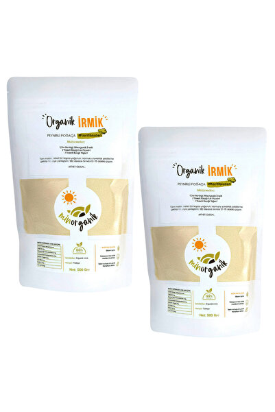 minorganik Organik Bebek Irmiği 2'li Paket (2X500 Gr) -Pestisit Analizli