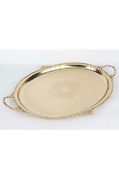 Mikasa Moor Pirinç İşlemeli Oval Tepsi 51x36cm