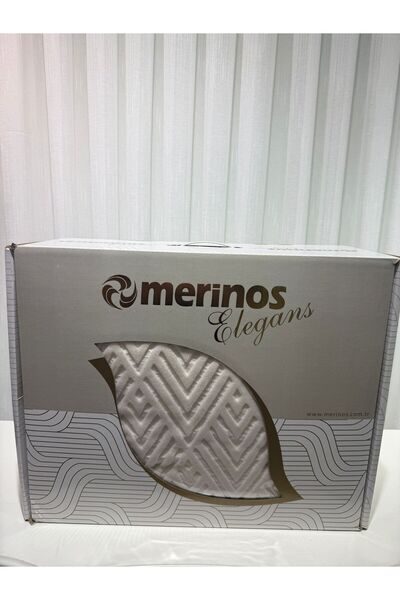 Merinos Elegans Embossed Champagne Single Blanket