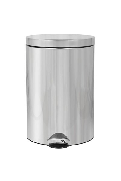 Powerx Pedal bin, 20 liter capacity, fireproof insert, silver,