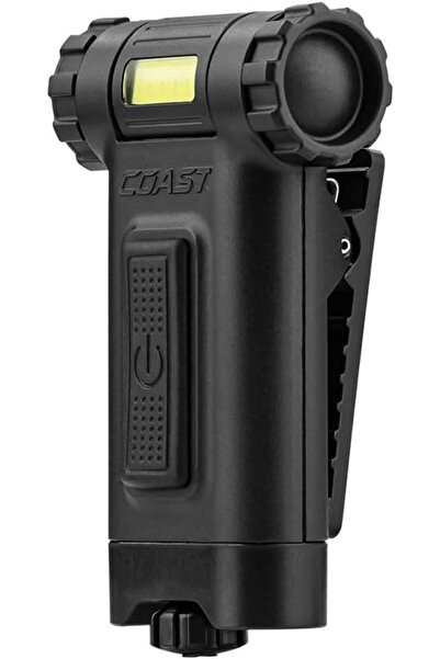 Coast HX4 Dual-Color Magnetic LED Clip Light, 80 Lumen (White & Red), Black