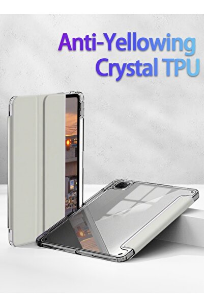 yaqeen iPad Pro M4 11-Inch 2024, iPad Pro 11 Inch M4 (5th A2836 A2837 A3006) Slim Smart Cover With Pen Slot