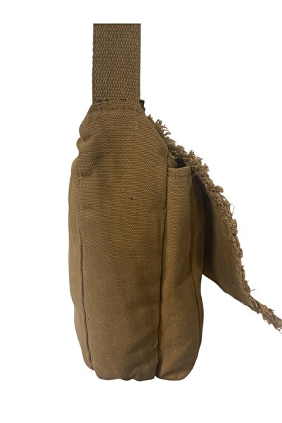 Old Cotton Vintage Casual Medium Size Unisex Daily Crossbody Postman Tablet Bag m 32 cm X 27 cm