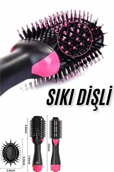 ucuzteknom Hair Styling and Hair Straightener Blow Dry Comb Comb Brush 1200W Hair Drying