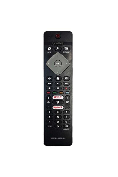 Philips Universal remote control for Smart TV, LCD, LED, 398GR10BEPHN, Netflix and Rekuten Internet functions