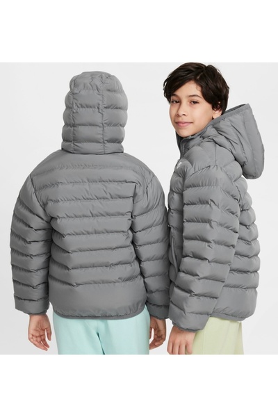 Nike Sportswear Heavyweight Synthetic-Fill Easyon Therma-Fit Repel Loose Full-Zip Hoodie Kids Coat