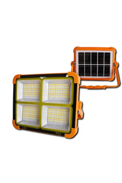 Tai Proiector LED cu panou solar putere 500W portocaliu