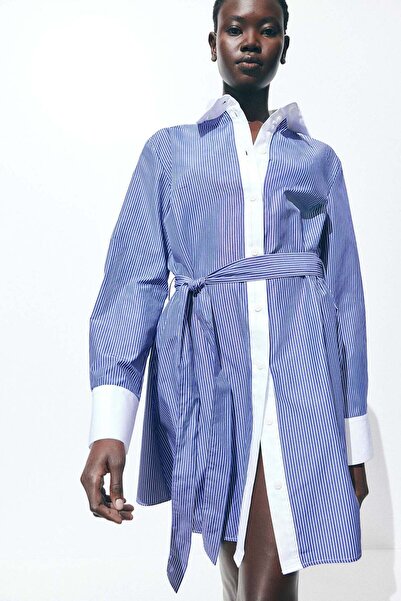 H&M Tie-belt shirt dress