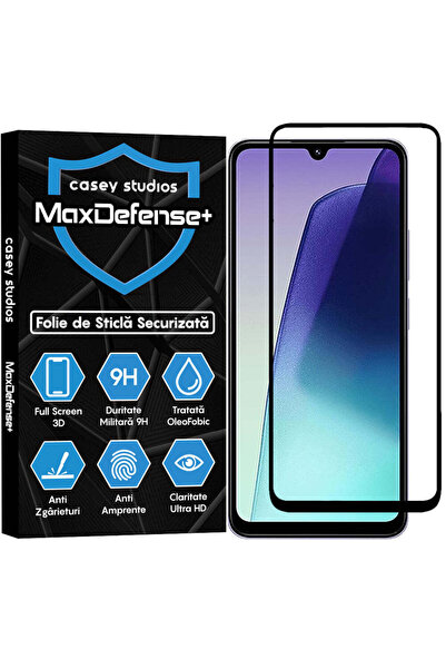 Casey Studios Folie Sticla Xiaomi Redmi 14C, Full Cover 3D, Ultra HD, Anti Zg...