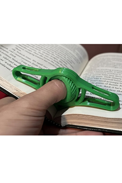BytexStore Parmak Delikli Kitap Sayfa Tutucu Okuma Aparatı (360 derece dönebi...