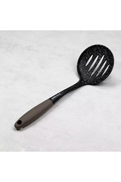 Kinghoff Kitchen skimmer, made of nylon, marbled black,