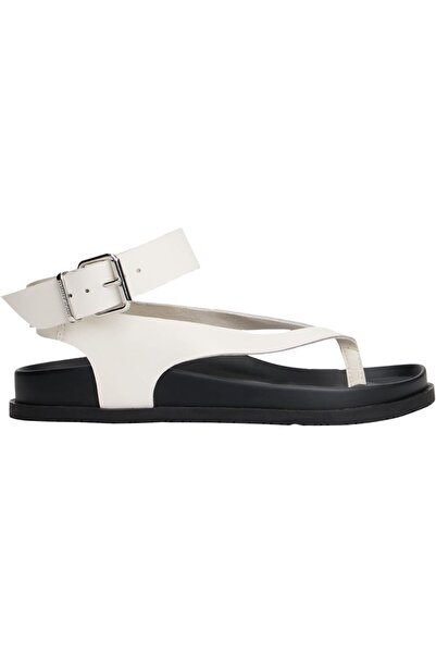 Tommy Hilfiger Women's Tjw Ankle Strap Sandals White