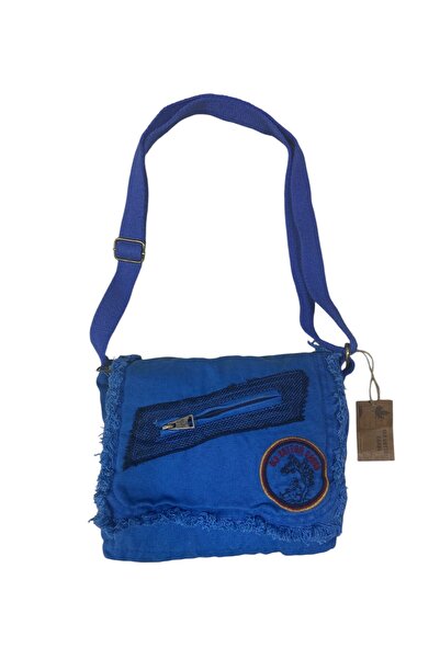 Old Cotton Vintage Small Casual Unisex Daily Crossbody Messenger Bag S Size 26X20Cm