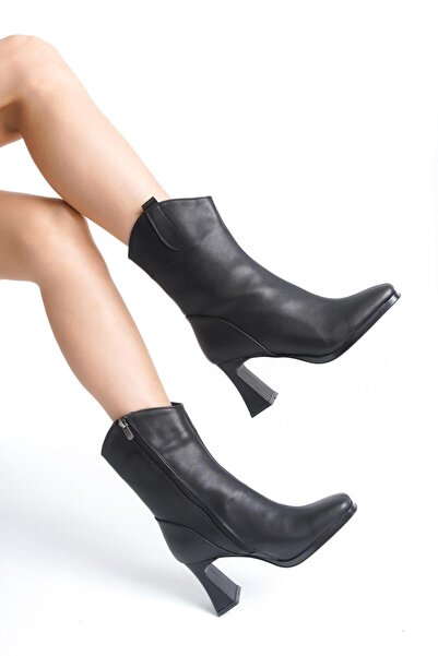 Oskar Kadın Diz Altı Topuklu Şık Çizme Kalıp rahatlığıyla Gün Boyu Konfor