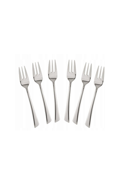 Kinghoff Set of 6 dessert forks, polished stainless steel,